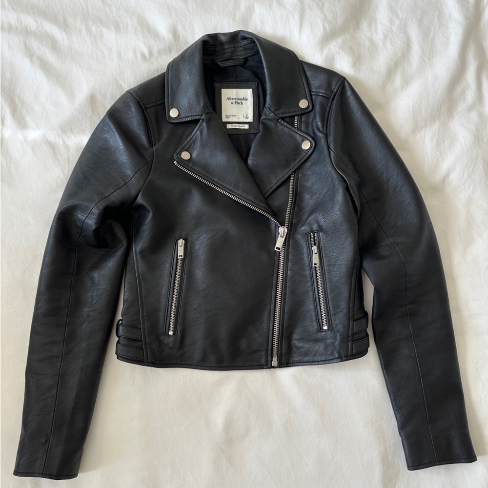 Abercrombie & Fitch Vegan Leather Jacket